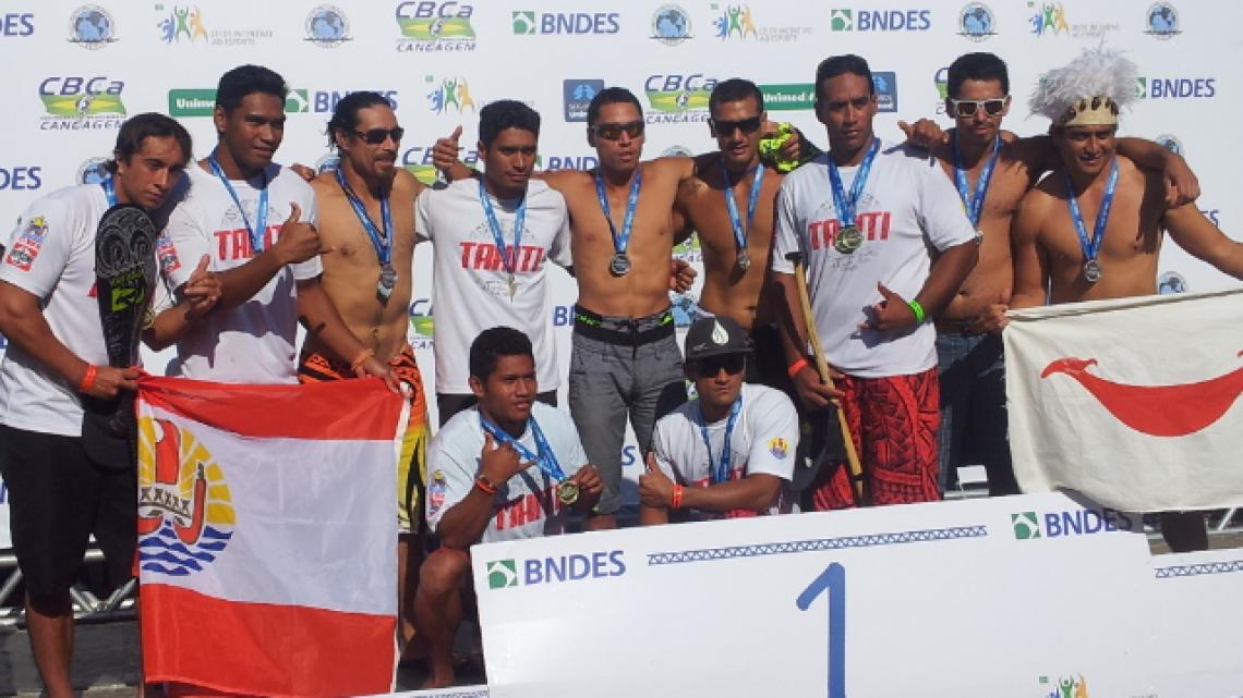 Tahiti aux championnats du monde de va'a à Rio en 2014