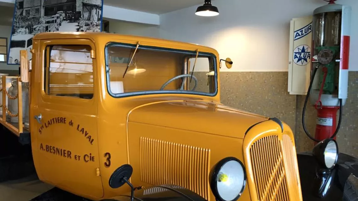Vieux camion laitier