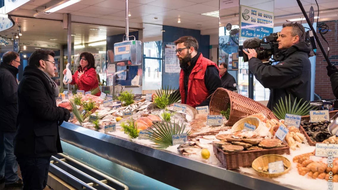 Domingo à la poissonnerie, Halles Centrales de Limoges