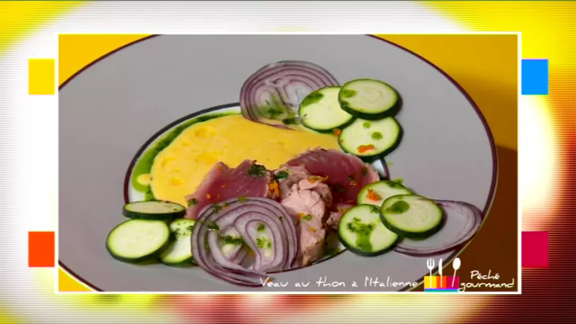 Assiette Veau au thon à l'italienne