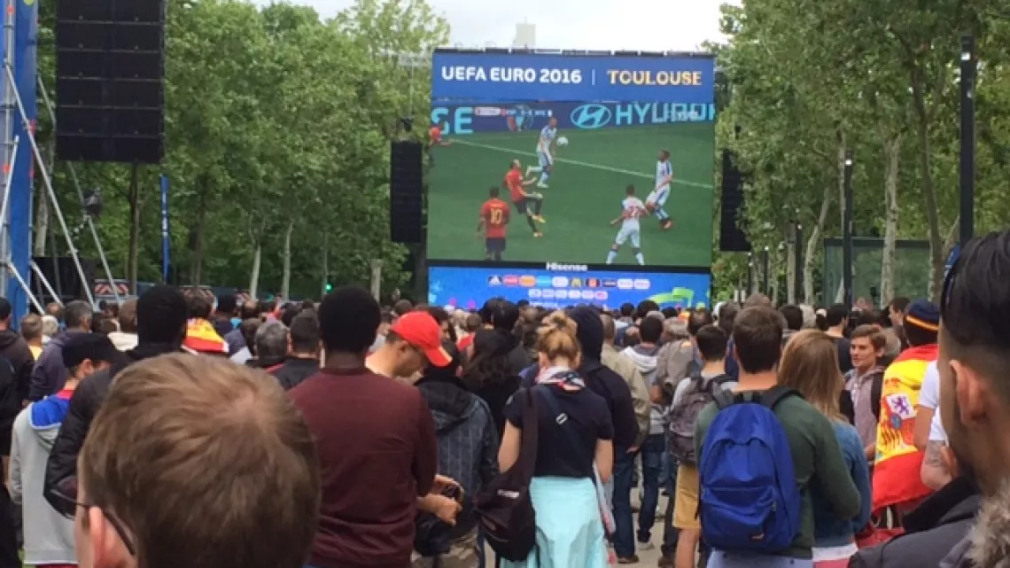 Fan Zone euro 2016/ Toulouse