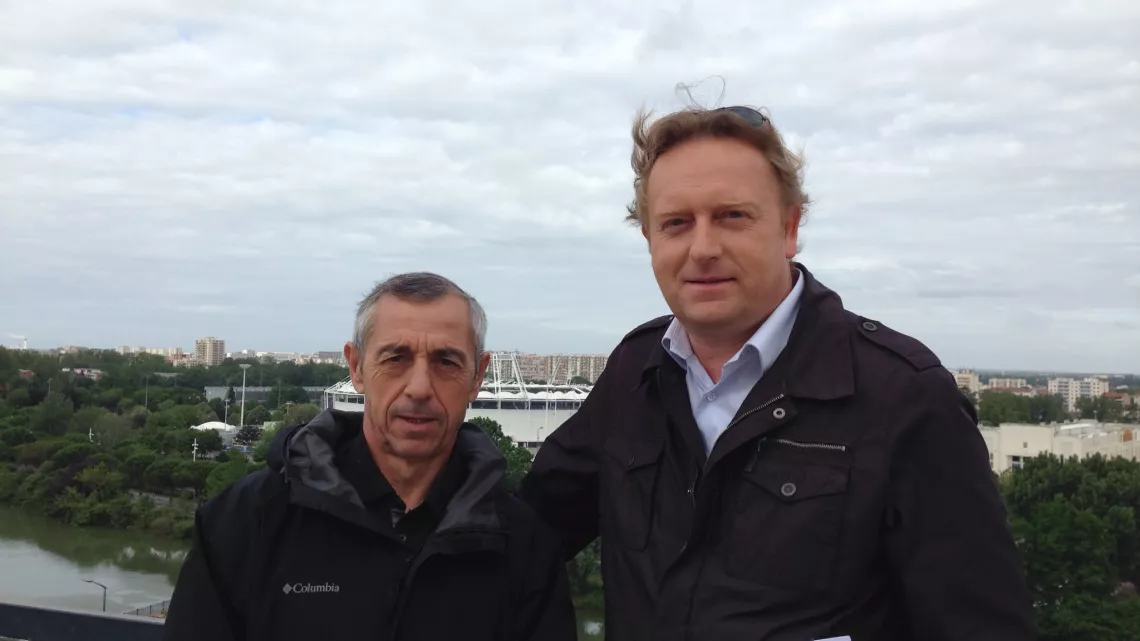 Alain Giresse et Fabrice GOLL