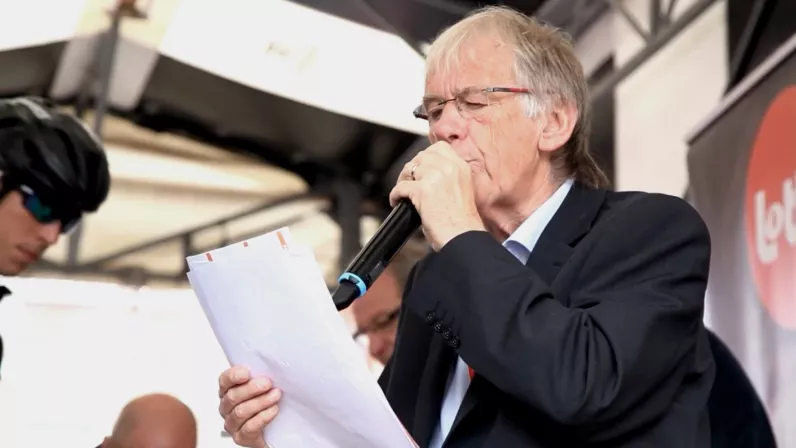 Daniel Mangeas, speaker mythique du Tour de France