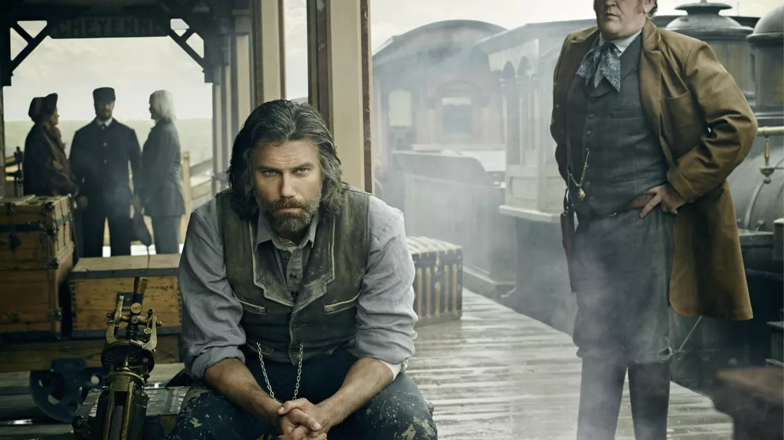HELL ON WHEELS - SAISON 4 SERIE DRAMATIQUE AVEC ANSON MOUNT, COLM MEANEY… #REUNION 1ERE