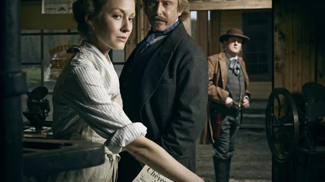 HELL ON WHEELS - SAISON 4 SERIE DRAMATIQUE AVEC ANSON MOUNT, COLM MEANEY… #REUNION 1ERE