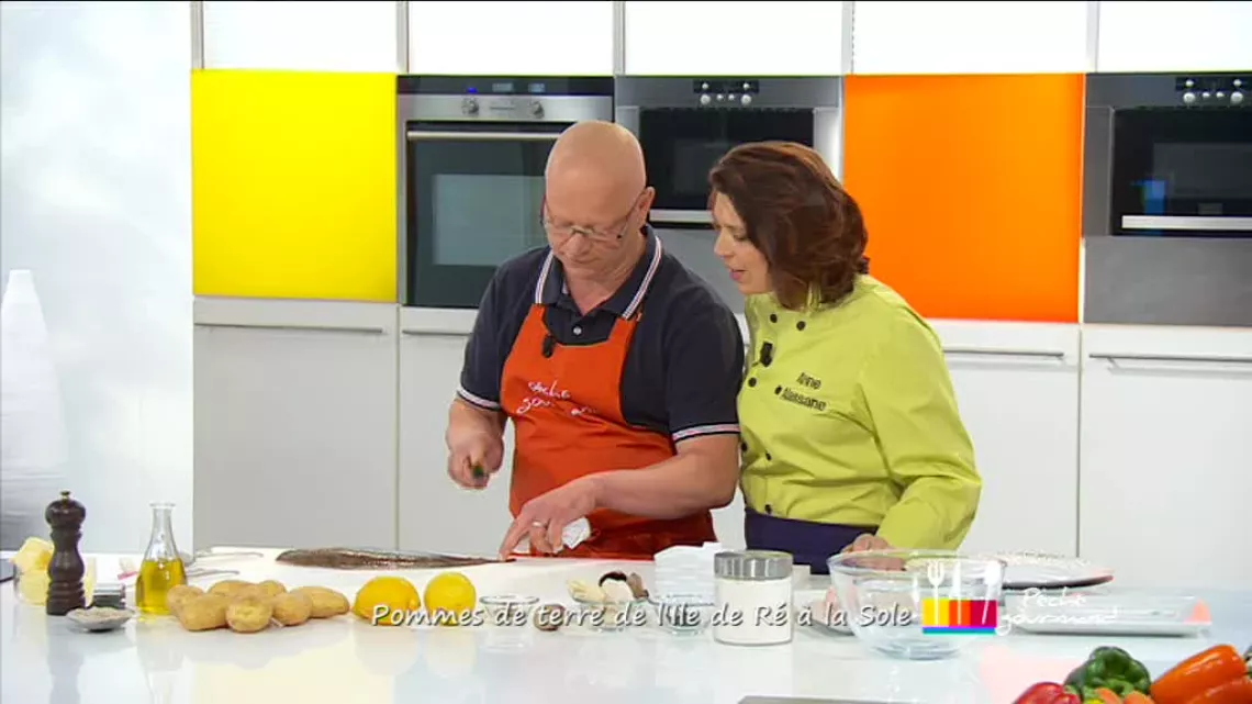 Anne et en Jean-Luc en cuisine
