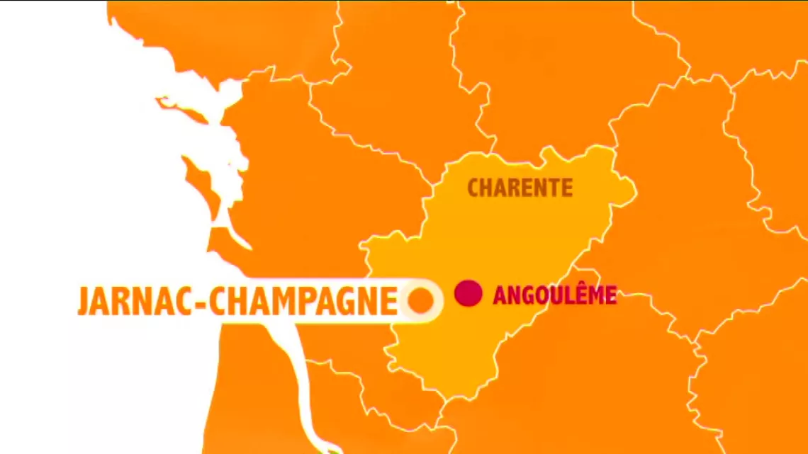 Carte Jarnac-Champagne