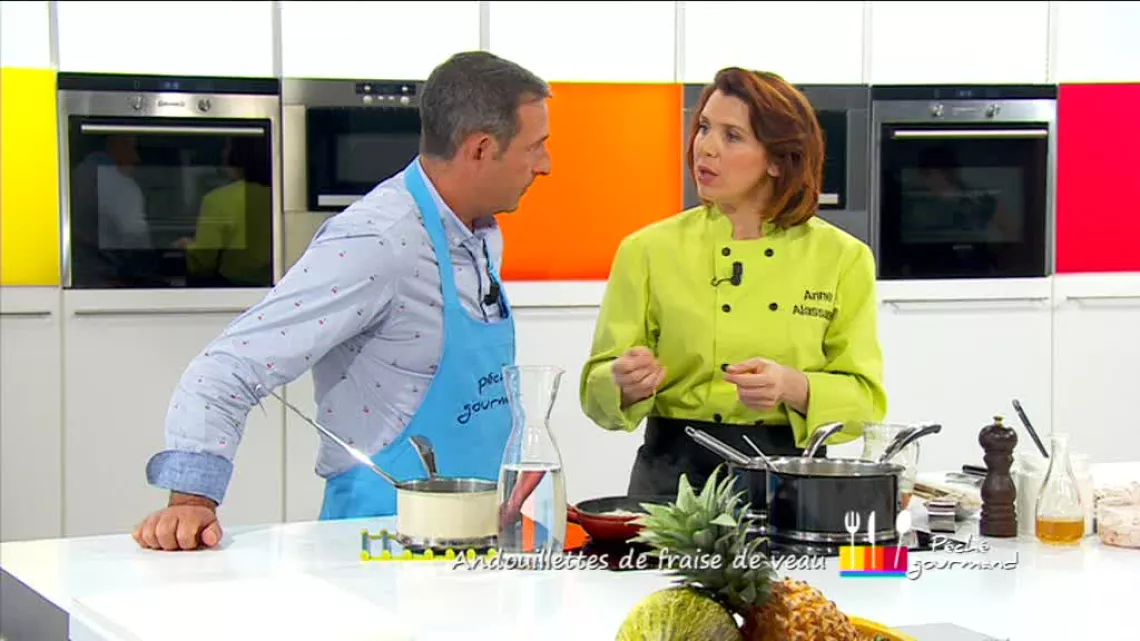Anne et Laurent sur le plateau