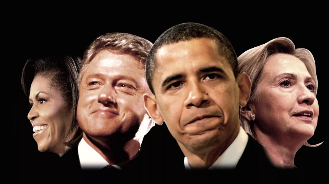 LES CLINTON ET LES OBAMA, L'HISTOIRE D'UNE RIVALITE SECRETE