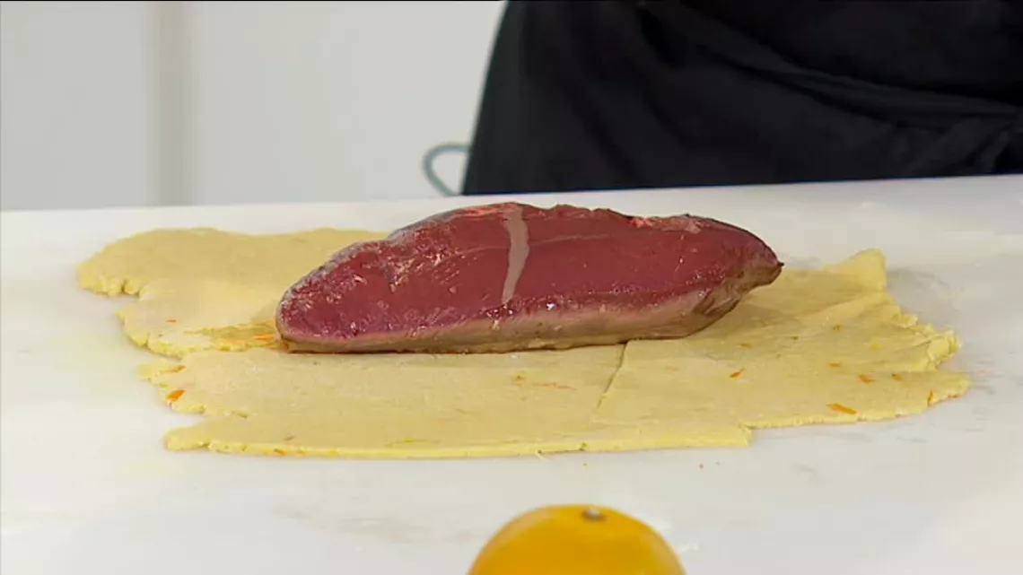 Magret dans sa pâte à sel 