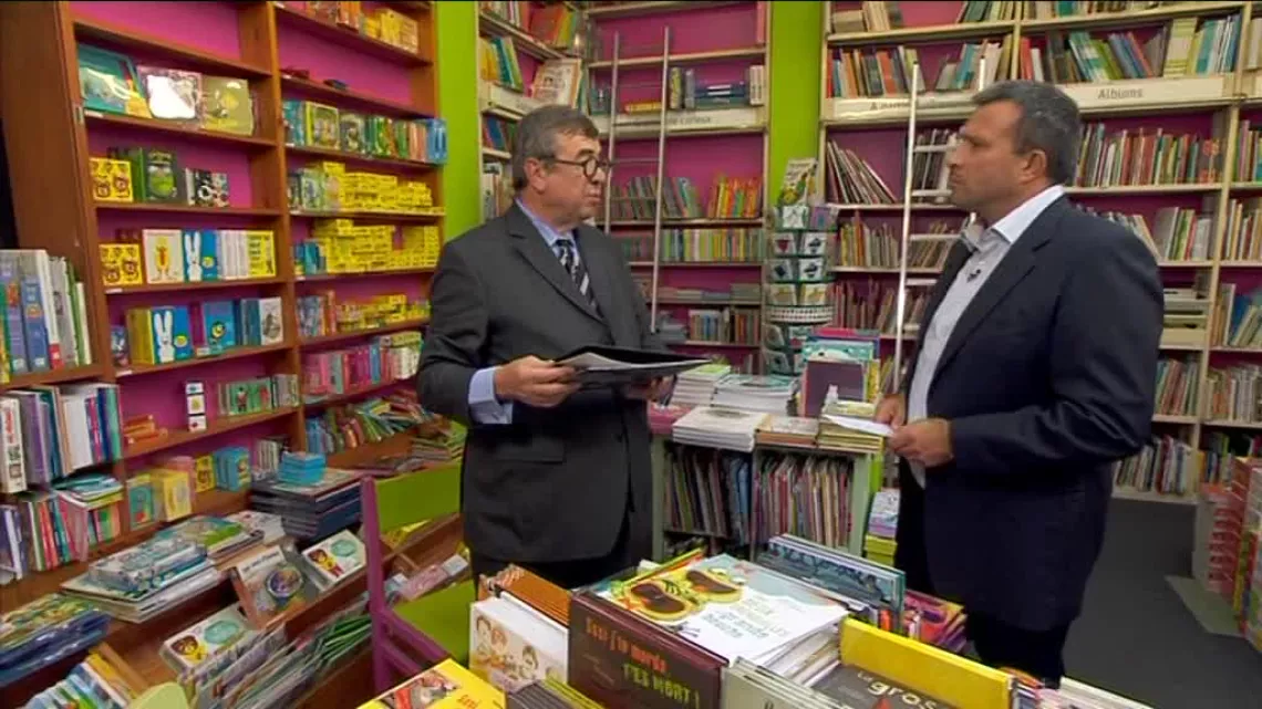 Denis Mollat et Nicolas Morin