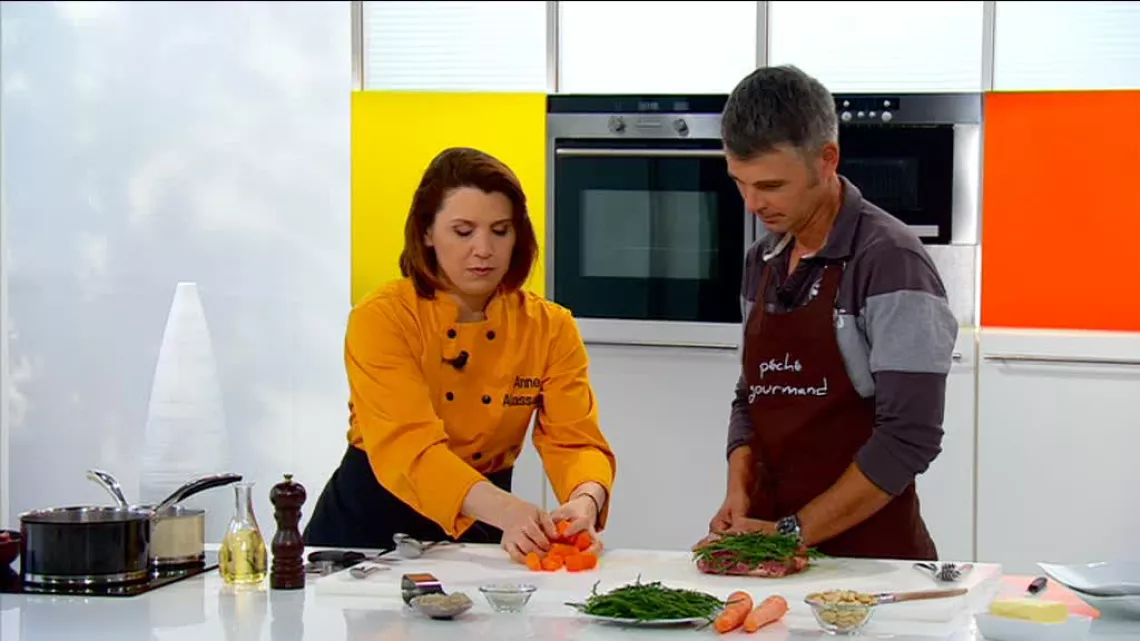 Anne et Bernard sur le plateau