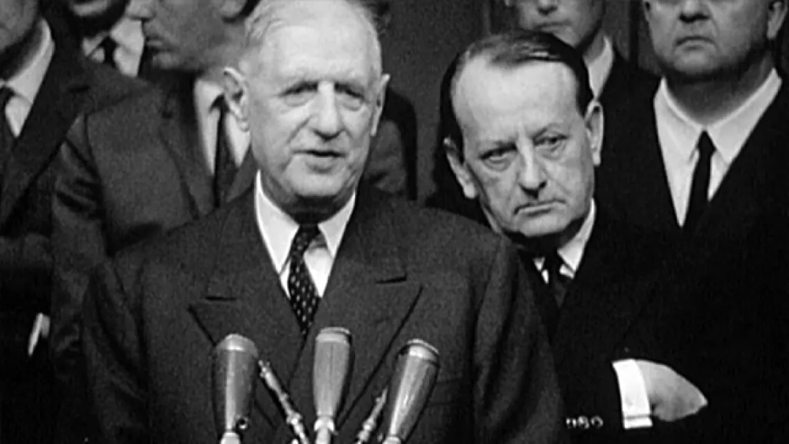 Charles de Gaulle et André Malraux