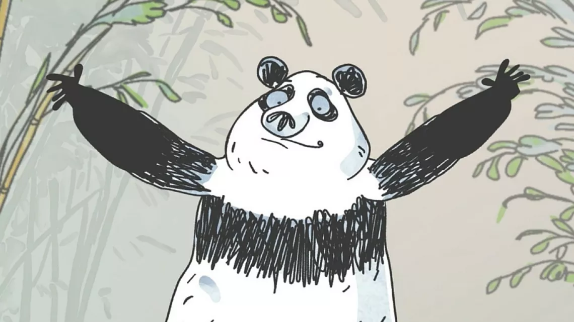 Pandas dans la brume
