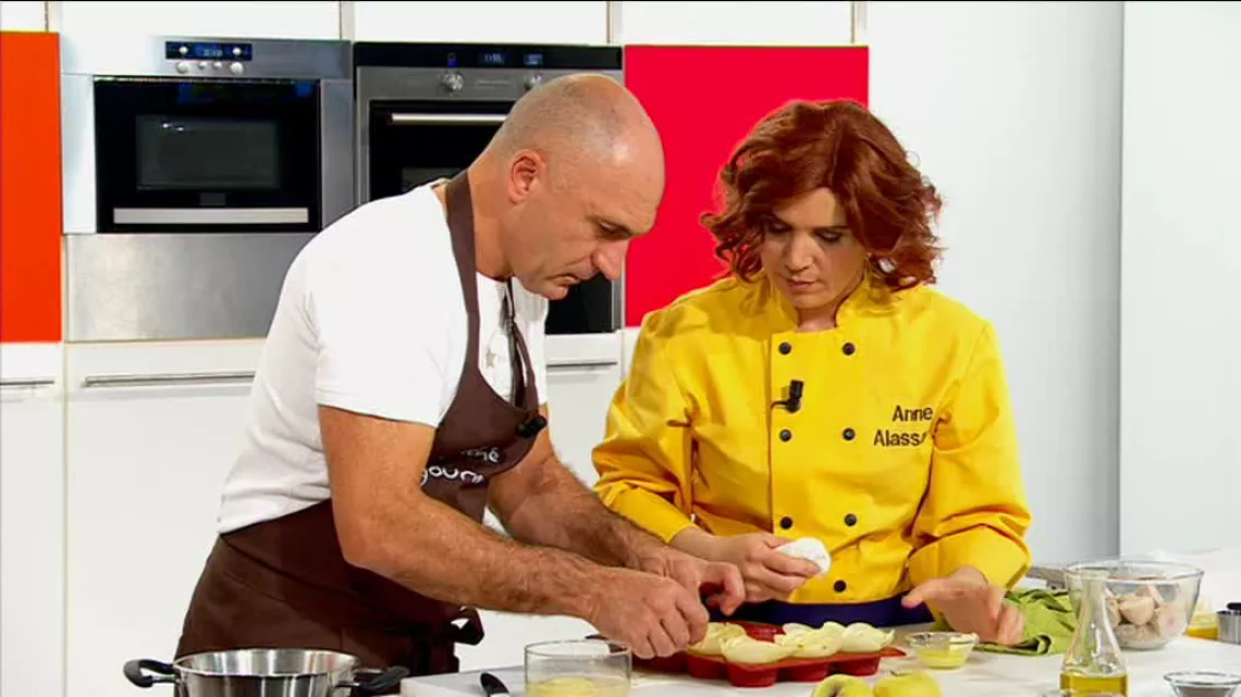 Anne et Stéphane sur le plateau