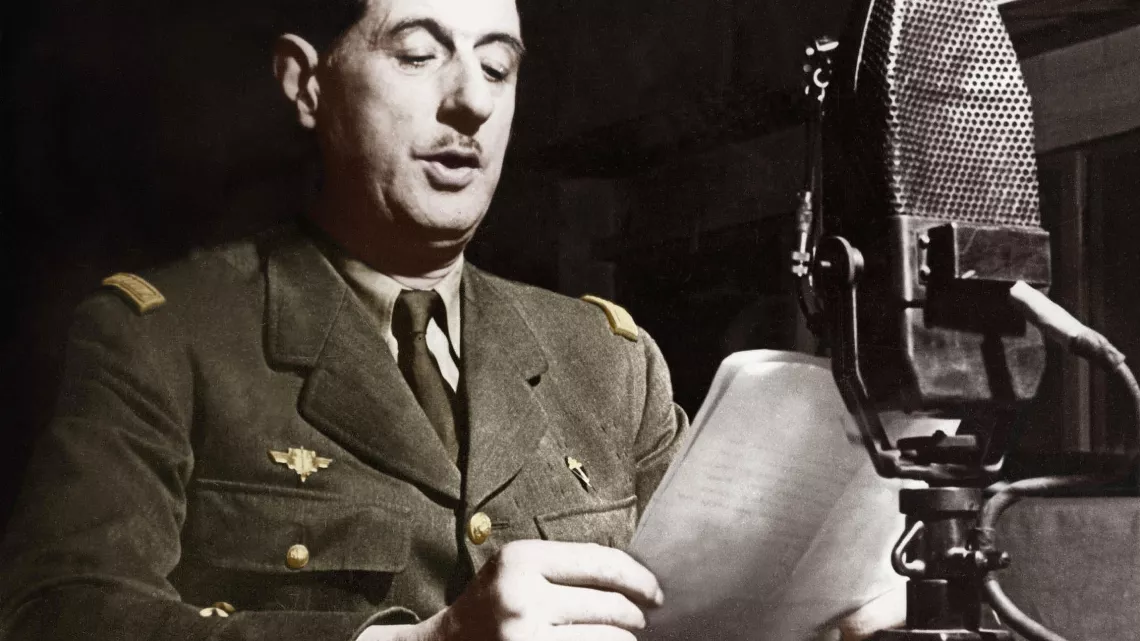LE JOUR OU ... DE GAULLE A CHOISI LA GUERRE