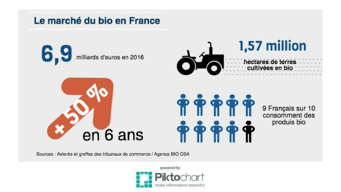 Le marché du bio en France