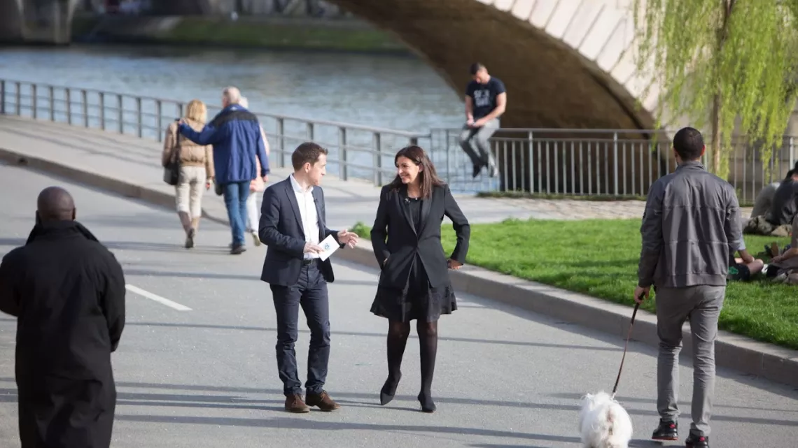 Bertrand Lambert et Anne Hidalgo