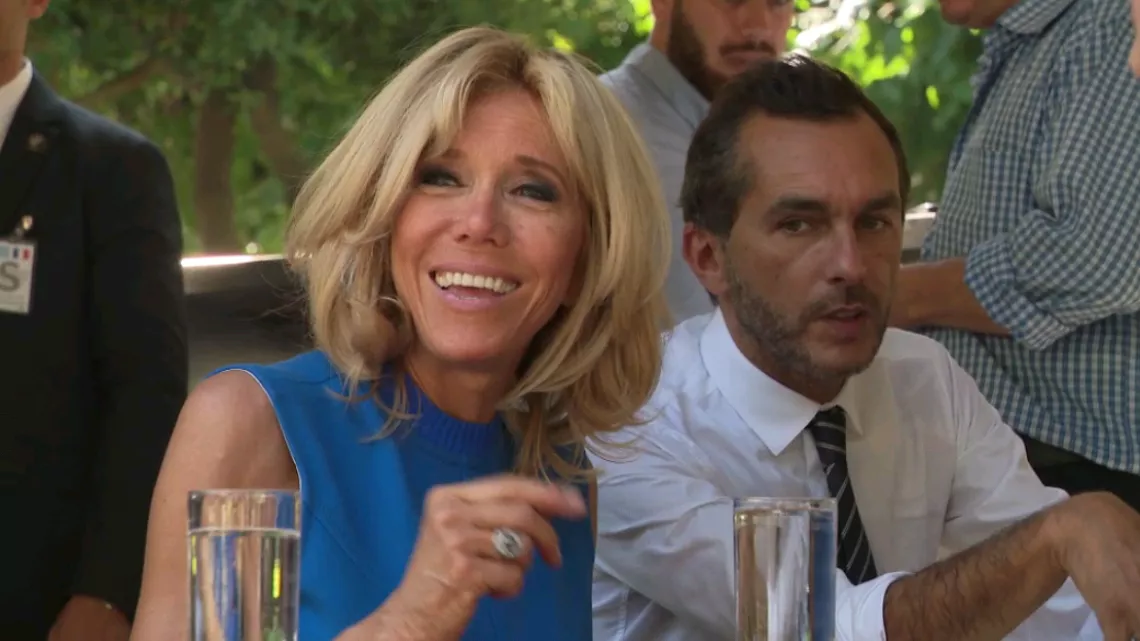 Brigitte Macron en voyage en Grèce