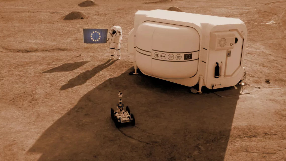 L'HOMME QUI VOULAIT PLONGER SUR MARS