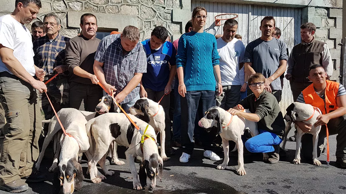 Le groupe de chasseurs