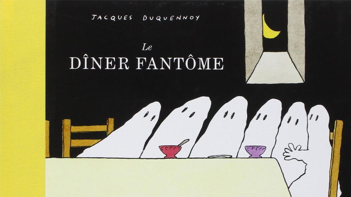 "Le dîner fantôme", Jacques Duquennoy, Albin Michel Jeunesse