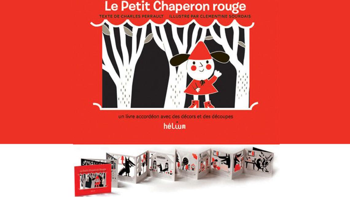 "Le petit chaperon rouge", Charles Perrault , illustré par Clémentine Sourdais, Hélium