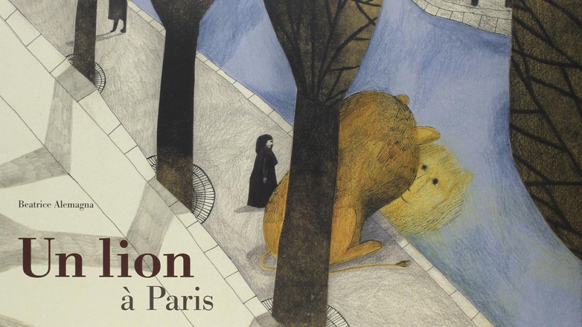 "Un lion à Paris", Beatrice Alemagna, Casterman