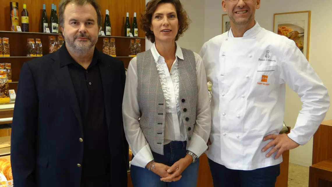 Pierre Hermé, Sophie Menut et Thierry Mulhaupt