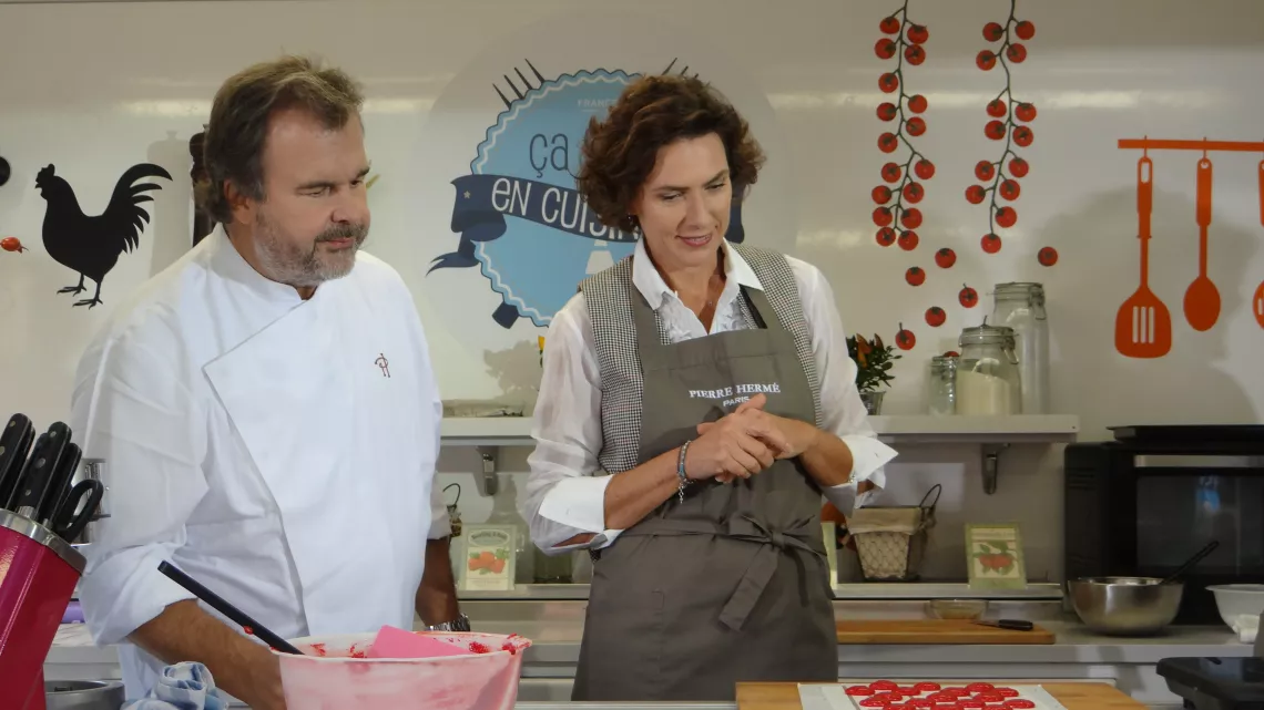 Pierre Hermé avec Sophie Menut