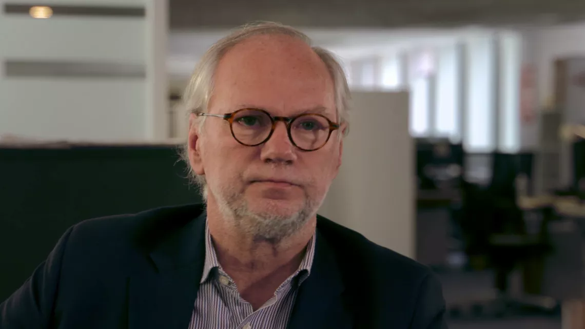 Laurent Joffrin, directeur de la rédaction du journal Libération 