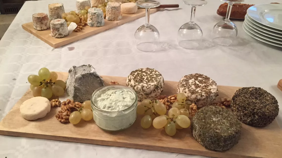 Plateau des fromages de la ferme