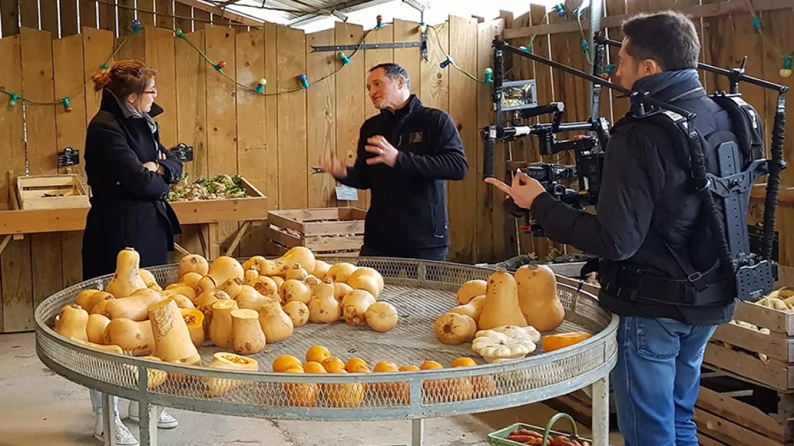 France chez un producteur bio