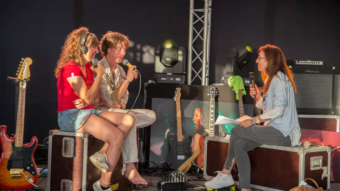 SAKIFO 2018  SUR UN PLATEAU AVEC REUNION LA 1ERE TV