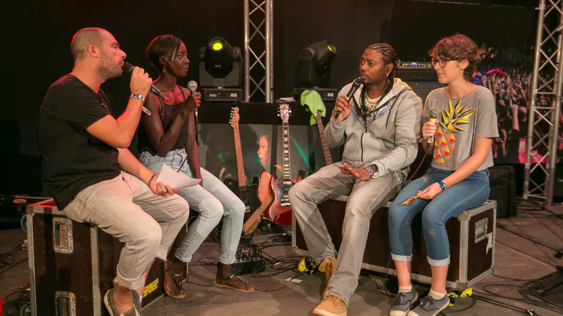SAKIFO 2018  SUR UN PLATEAU AVEC REUNION LA 1ERE TV