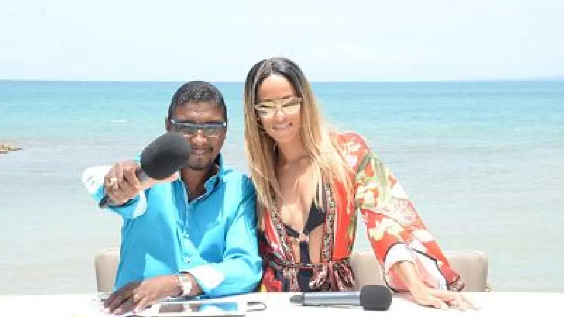 Thierry Etenna et Cindy Le Pape