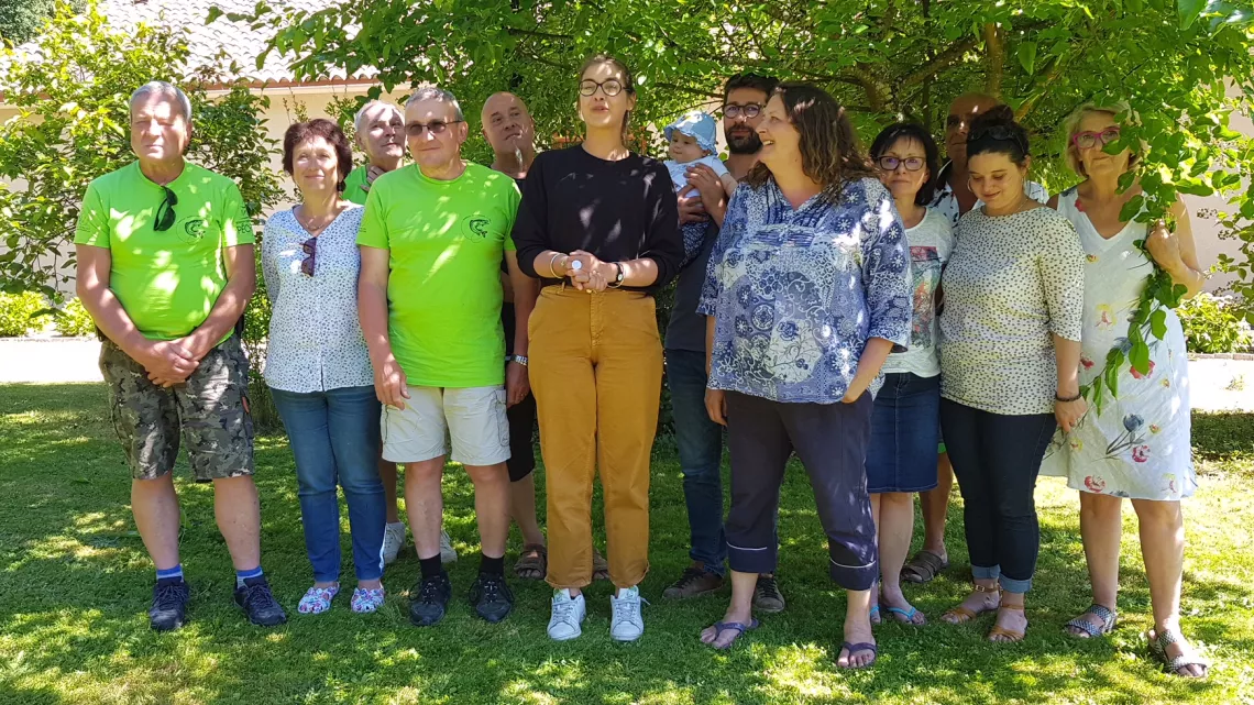 France et les amis de l'association de pêche de Lusignan