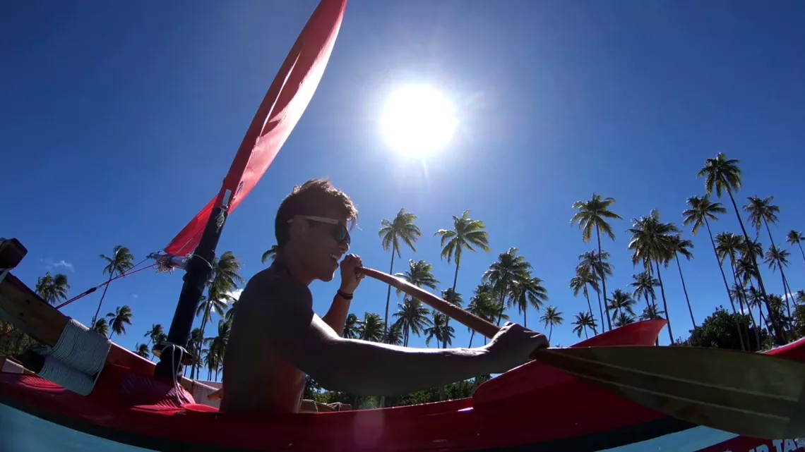 pirogue à voile