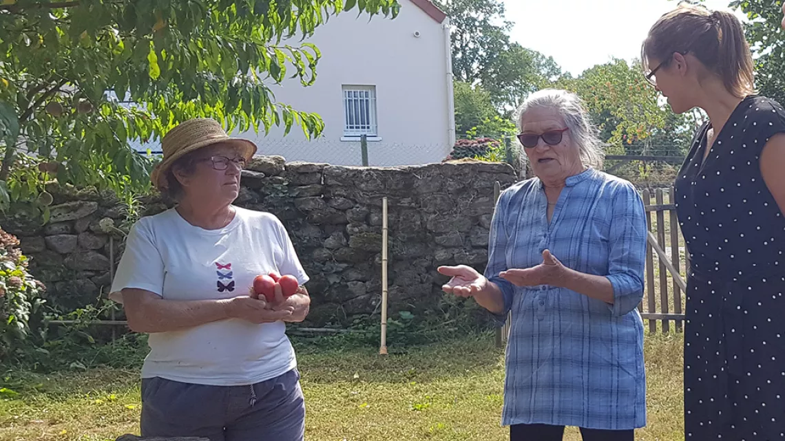 Simone et sa soeur Rolande