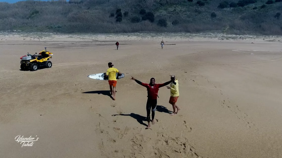 Sur la plage