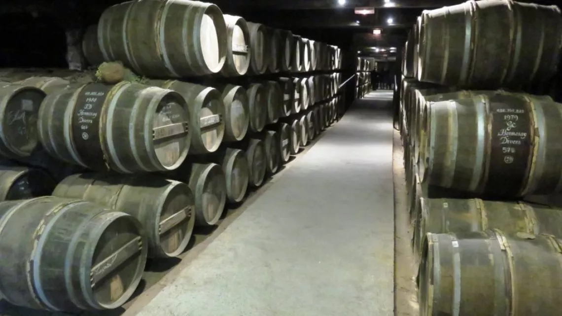 380000 barriques chez Hennessy 