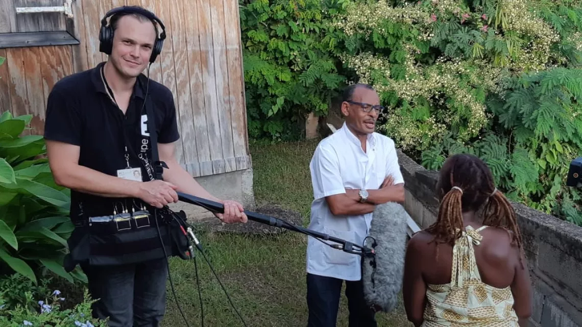 le tournage,  la prise de son