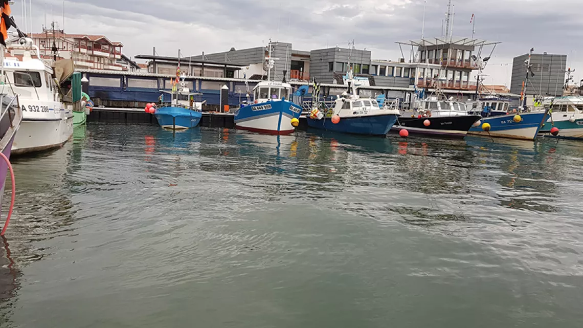 Le port de pêche de Capbreton