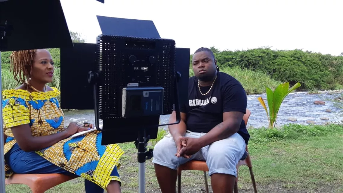 le plateau @Rony Laurent/Guadeloupe la1ere