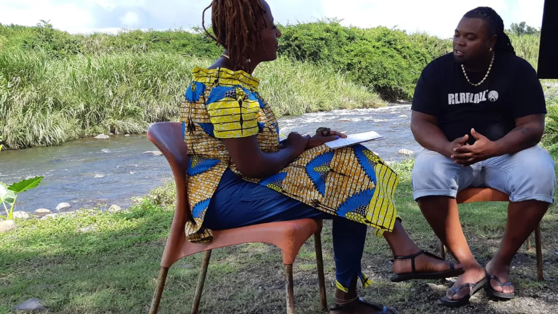 Le tournage @RonyLaurent/Guadeloupe la 1ere