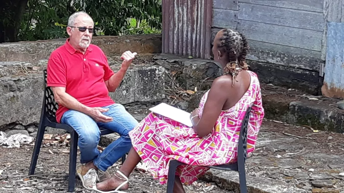 Gérard Lafleur (l'Invité)  et Lise Dolmare