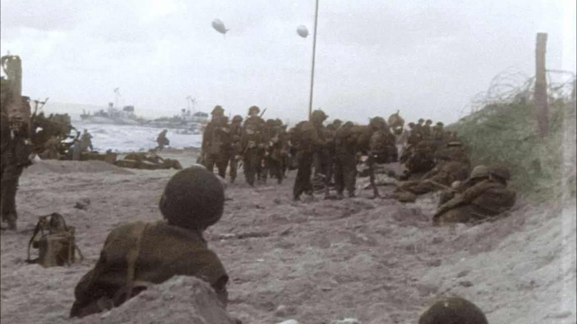 6 JUIN 44, A LA LUMIERE DE L 'AUBE