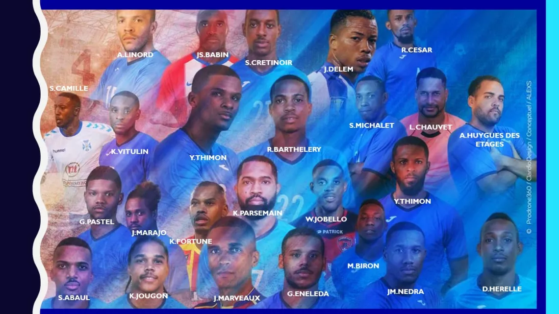 Les 25 joueurs des Matinino