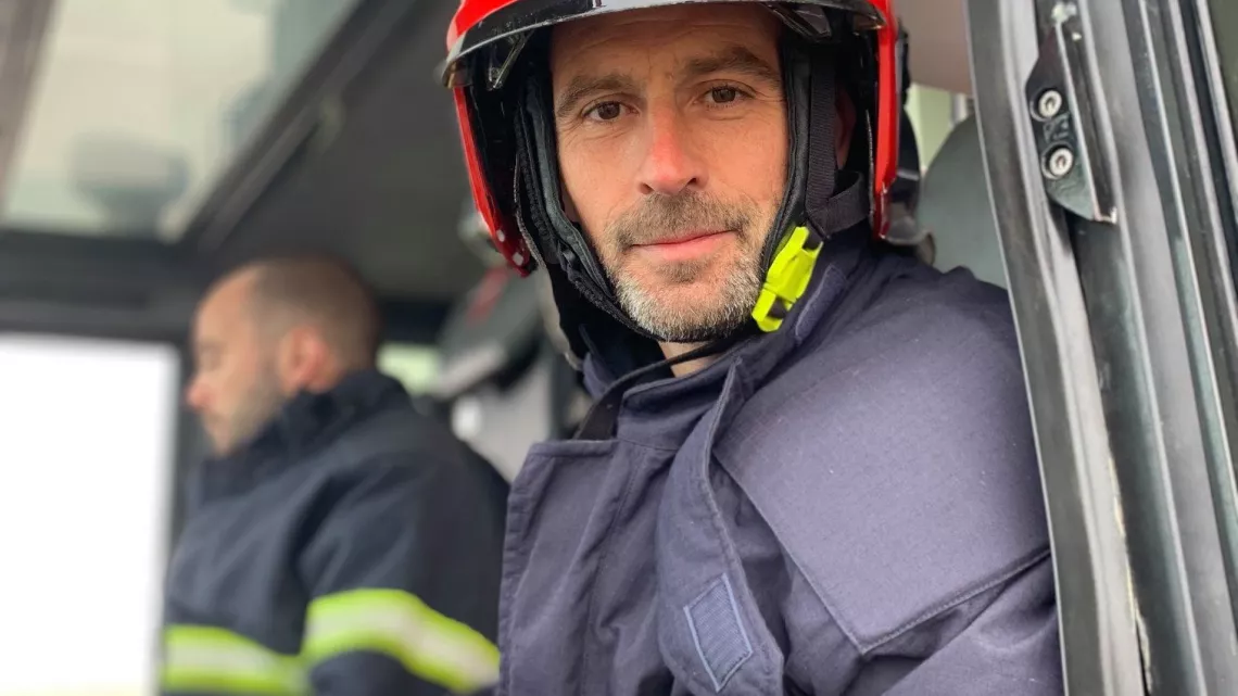 Vincent Chatelain en immersion : Pompier