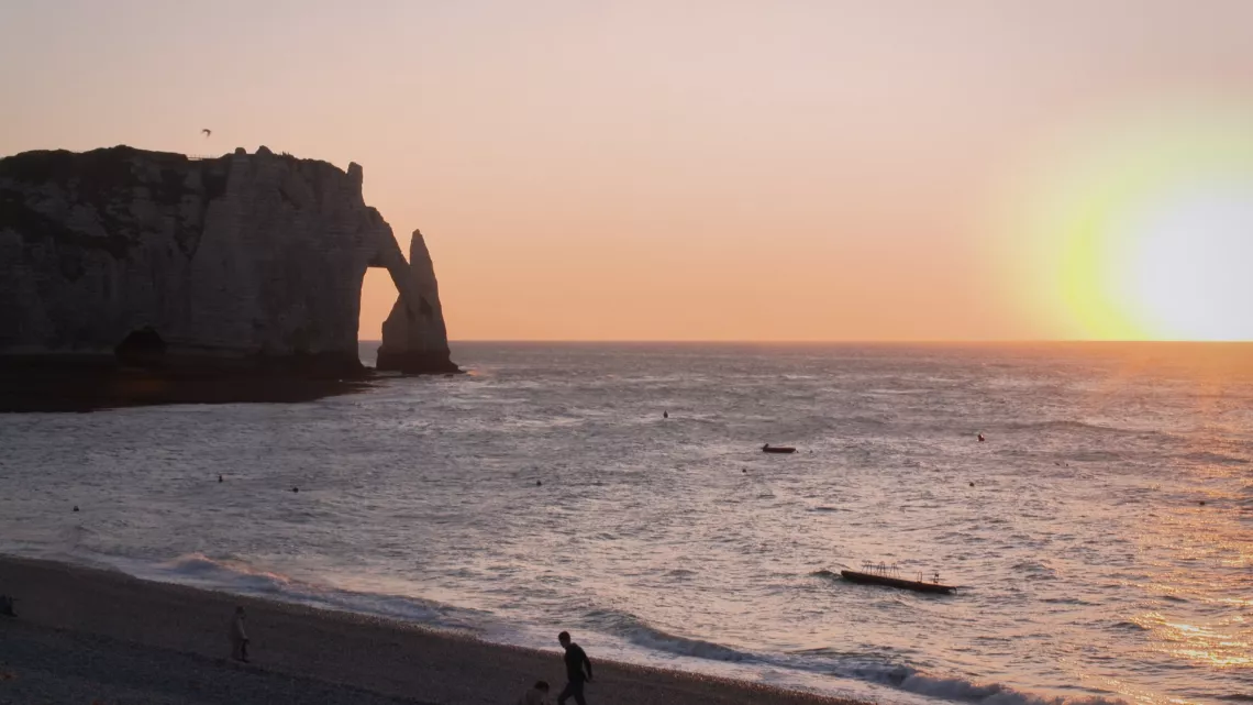 Etretat Sonnenuntergang 